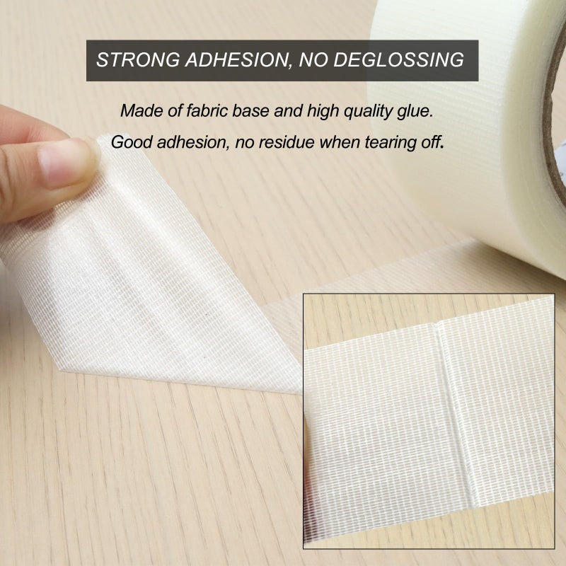 WELSTIK Professional Grade Duct Tape, Waterproof Gaffer Matte Cloth Fabric,Duct Tape for Photographers,Waterproof Gaffer Tape (2 Inch X 45 Yards,Clear) - Image 5